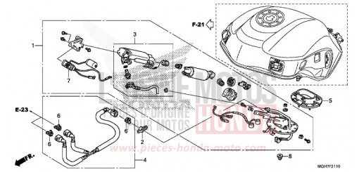POMPE A CARBURANT VFR1200XDF de 2015